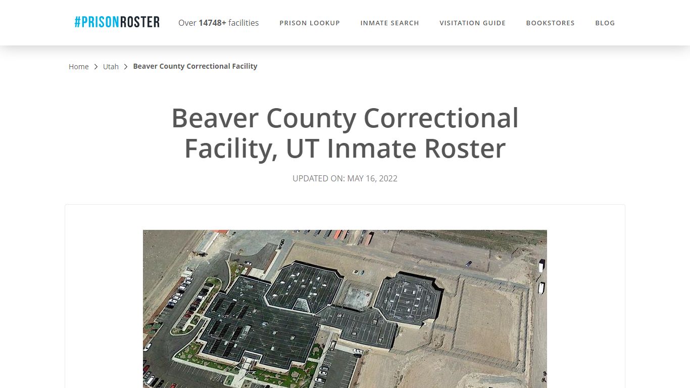 Beaver County Correctional Facility, UT Inmate Roster